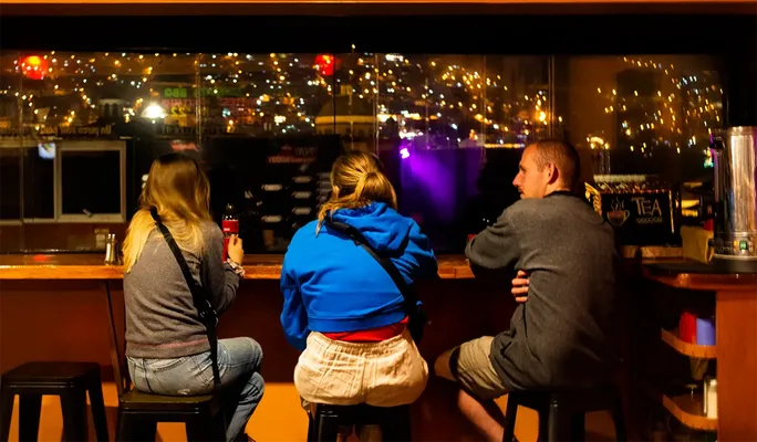 View from Pariwana Cusco’s bar